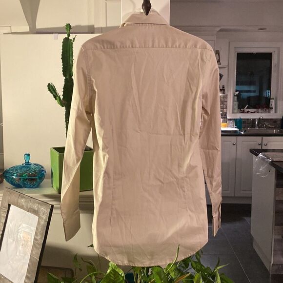 Cream casual button down shirt Le Château - Picture 2 of 5